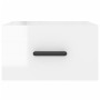 Wall bedside tables 2 pcs glossy white 35x35x20 cm by vidaXL, Lockers and storage cabinets - Ref: Foro24-829841, Price: 48,74...
