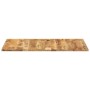 Tablero para mesa madera de mango rugosa 140x60x(2,5-2,7) cm