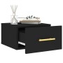 Schwarzer Wand-Nachttisch 35x35x20 cm von vidaXL, Schließfächer und Lagerschränke - Ref: Foro24-829790, Preis: 42,20 €, Rabat...
