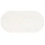 Ovale Tischplatte aus massivem weißem Kiefernholz, 110 x 55 x 2,5 cm von vidaXL, Tischplatten - Ref: Foro24-824366, Preis: 78...
