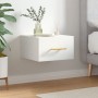 Weißer Wand-Nachttisch 35x35x20 cm von vidaXL, Schließfächer und Lagerschränke - Ref: Foro24-829788, Preis: 31,13 €, Rabatt: %