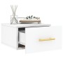 Weißer Wand-Nachttisch 35x35x20 cm von vidaXL, Schließfächer und Lagerschränke - Ref: Foro24-829788, Preis: 31,13 €, Rabatt: %