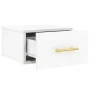 Weißer Wand-Nachttisch 35x35x20 cm von vidaXL, Schließfächer und Lagerschränke - Ref: Foro24-829788, Preis: 31,75 €, Rabatt: %