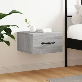 Sonoma grauer Wand-Nachttisch 35x35x20 cm von vidaXL, Schließfächer und Lagerschränke - Ref: Foro24-829816, Preis: 27,98 €, R...