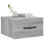 Sonoma grauer Wand-Nachttisch 35x35x20 cm von vidaXL, Schließfächer und Lagerschränke - Ref: Foro24-829816, Preis: 28,33 €, R...