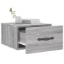 Sonoma grauer Wand-Nachttisch 35x35x20 cm von vidaXL, Schließfächer und Lagerschränke - Ref: Foro24-829816, Preis: 28,33 €, R...