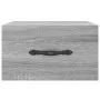 Wall-mounted bedside table in Sonoma grey color, 35x35x20 cm. by vidaXL, Lockers and storage cabinets - Ref: Foro24-829816, P...