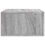 Wall-mounted bedside table in Sonoma grey color, 35x35x20 cm. by vidaXL, Lockers and storage cabinets - Ref: Foro24-829816, P...