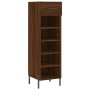 Brown oak engineered wood shoe rack 30x35x105 cm by vidaXL, Closets and storage - Ref: Foro24-829691, Price: 46,98 €, Discoun...