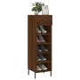 Brown oak engineered wood shoe rack 30x35x105 cm by vidaXL, Closets and storage - Ref: Foro24-829691, Price: 46,98 €, Discoun...
