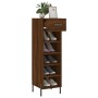Brown oak engineered wood shoe rack 30x35x105 cm by vidaXL, Closets and storage - Ref: Foro24-829691, Price: 46,98 €, Discoun...
