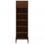 Brown oak engineered wood shoe rack 30x35x105 cm by vidaXL, Closets and storage - Ref: Foro24-829691, Price: 46,98 €, Discoun...
