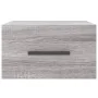 Mesitas de noche de pared 2 uds color gris Sonoma 35x35x20 cm de vidaXL, Taquillas y armarios de almacenamiento - Ref: Foro24...