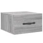 Wall bedside tables 2 pcs Sonoma gray color 35x35x20 cm by vidaXL, Lockers and storage cabinets - Ref: Foro24-829817, Price: ...