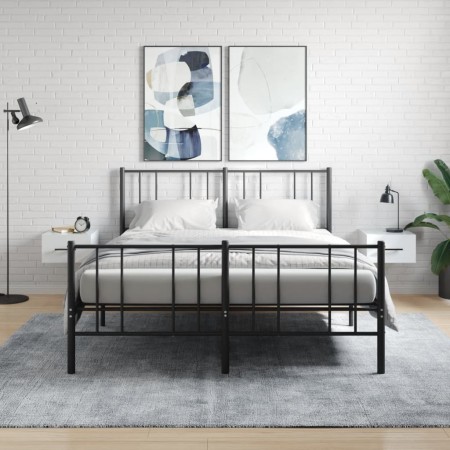 Wall bedside tables 2 pcs glossy white 35x35x20 cm by vidaXL, Lockers and storage cabinets - Ref: Foro24-829873, Price: 47,96...