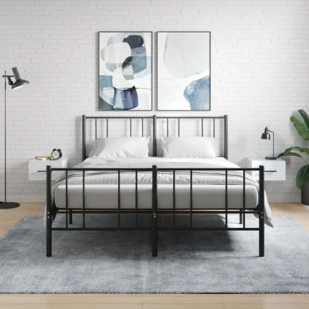 Wall bedside tables 2 pcs glossy white 35x35x20 cm by vidaXL, Lockers and storage cabinets - Ref: Foro24-829873, Price: 47,47...