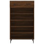 Brown oak engineered wood shoe rack 60x35x105 cm by vidaXL, Closets and storage - Ref: Foro24-829635, Price: 58,93 €, Discoun...