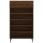 Brown oak engineered wood shoe rack 60x35x105 cm by vidaXL, Closets and storage - Ref: Foro24-829635, Price: 58,42 €, Discoun...