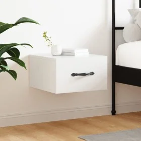 Glänzend weißer Wand-Nachttisch 35x35x20 cm von vidaXL, Schließfächer und Lagerschränke - Ref: Foro24-829808, Preis: 21,76 €,...