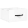 Glossy white wall bedside table 35x35x20 cm by vidaXL, Lockers and storage cabinets - Ref: Foro24-829808, Price: 23,00 €, Dis...