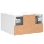 Glänzend weißer Wand-Nachttisch 35x35x20 cm von vidaXL, Schließfächer und Lagerschränke - Ref: Foro24-829808, Preis: 22,02 €,...