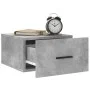 Wall-mounted bedside tables 2 units in concrete gray color 35x35x20 cm by vidaXL, Lockers and storage cabinets - Ref: Foro24-...