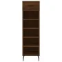 Brown oak engineered wood shoe rack 30x35x105 cm by vidaXL, Closets and storage - Ref: Foro24-829699, Price: 45,35 €, Discoun...