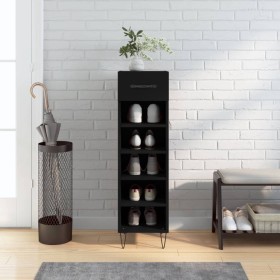Zapatero Holzwerkstoff schwarz 30x35x105 cm von vidaXL, Schränke und Lagerung - Ref: Foro24-829669, Preis: 42,42 €, Rabatt: %