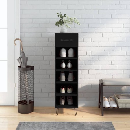 Zapatero Holzwerkstoff schwarz 30x35x105 cm von vidaXL, Schränke und Lagerung - Ref: Foro24-829669, Preis: 42,42 €, Rabatt: %