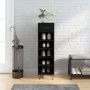 Zapatero madera de ingeniería negro 30x35x105 cm de vidaXL, Armarios y almacenamiento - Ref: Foro24-829669, Precio: 42,04 €, ...