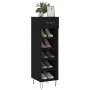 Zapatero madera de ingeniería negro 30x35x105 cm de vidaXL, Armarios y almacenamiento - Ref: Foro24-829669, Precio: 42,04 €, ...