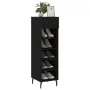 Schwarzes Schuhregal aus Holzwerkstoff, 30 x 35 x 105 cm von vidaXL, Schränke und Lagerung - Ref: Foro24-829693, Preis: 61,60...