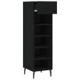 Zapatero madera de ingeniería negro 30x35x105 cm de vidaXL, Armarios y almacenamiento - Ref: Foro24-829693, Precio: 60,85 €, ...