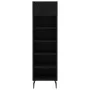 Zapatero madera de ingeniería negro 30x35x105 cm de vidaXL, Armarios y almacenamiento - Ref: Foro24-829693, Precio: 60,85 €, ...