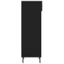 Black engineered wood shoe rack 30x35x105 cm by vidaXL, Closets and storage - Ref: Foro24-829693, Price: 60,85 €, Discount: %