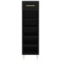 Black engineered wood shoe rack 30x35x105 cm by vidaXL, Closets and storage - Ref: Foro24-829661, Price: 48,51 €, Discount: %