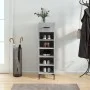 Betongraues Schuhregal aus Holzwerkstoff, 30 x 35 x 105 cm von vidaXL, Schränke und Lagerung - Ref: Foro24-829680, Preis: 70,...