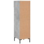 Betongraues Schuhregal aus Holzwerkstoff, 30 x 35 x 105 cm von vidaXL, Schränke und Lagerung - Ref: Foro24-829680, Preis: 71,...