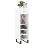 White engineered wood shoe rack 30x35x105 cm by vidaXL, Closets and storage - Ref: Foro24-829700, Price: 63,34 €, Discount: %