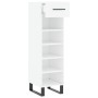 White engineered wood shoe rack 30x35x105 cm by vidaXL, Closets and storage - Ref: Foro24-829700, Price: 63,34 €, Discount: %