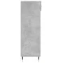 Concrete gray engineered wood shoe rack 60x35x105 cm by vidaXL, Closets and storage - Ref: Foro24-829592, Price: 53,55 €, Dis...