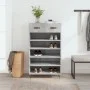 Concrete gray engineered wood shoe rack 60x35x105 cm by vidaXL, Closets and storage - Ref: Foro24-829584, Price: 55,68 €, Dis...