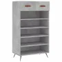 Concrete gray engineered wood shoe rack 60x35x105 cm by vidaXL, Closets and storage - Ref: Foro24-829584, Price: 55,68 €, Dis...
