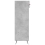 Betongraues Schuhregal aus Holzwerkstoff, 60 x 35 x 105 cm von vidaXL, Schränke und Lagerung - Ref: Foro24-829584, Preis: 56,...