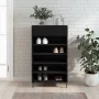 Zapatero madera de ingeniería negro 60x35x105 cm de vidaXL, Armarios y almacenamiento - Ref: Foro24-829629, Precio: 77,38 €, ...
