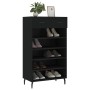 Zapatero Holzwerkstoff schwarz 60x35x105 cm von vidaXL, Schränke und Lagerung - Ref: Foro24-829629, Preis: 78,53 €, Rabatt: %