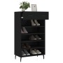 Zapatero Holzwerkstoff schwarz 60x35x105 cm von vidaXL, Schränke und Lagerung - Ref: Foro24-829629, Preis: 78,53 €, Rabatt: %