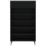 Zapatero Holzwerkstoff schwarz 60x35x105 cm von vidaXL, Schränke und Lagerung - Ref: Foro24-829629, Preis: 78,53 €, Rabatt: %