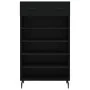 Zapatero madera de ingeniería negro 60x35x105 cm de vidaXL, Armarios y almacenamiento - Ref: Foro24-829629, Precio: 77,38 €, ...