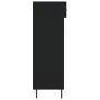 Zapatero madera de ingeniería negro 60x35x105 cm de vidaXL, Armarios y almacenamiento - Ref: Foro24-829629, Precio: 77,38 €, ...